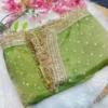 Aab Ziva Soft Silk Butti Work Festival Wear Saree Collection