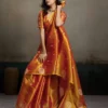 Ast Priyanshi Soft Tissue Silk Zari Worked Party Wear Saree Collection