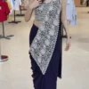 Bt 7146 Faux Georgette Embroidery Sequence Work Ready to Wear Saree