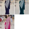Bt 7146 Faux Georgette Embroidery Sequence Work Ready to Wear Saree