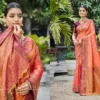 Bunawat Antilia Silk Sangam Printed Wedding Wear Saree Collection