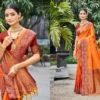 Bunawat Antilia Silk Sangam Printed Wedding Wear Saree Collection