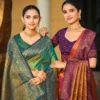Bunawat Mamta Silk Soft Silk Woven Worked Party Wear Saree Collection
