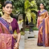Bunawat Vantara Silk Soft Silk Woven Worked Party Wear Saree Collection