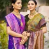 Bunawat Vrindavan Silk Soft Silk Woven Worked Saree Collection