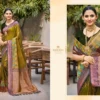 Bunawat Vrindavan Silk Soft Silk Woven Worked Saree Collection