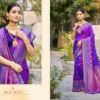 Bunawat Vrindavan Silk Soft Silk Woven Worked Saree Collection