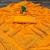 Choki Saree Mg Reniyal Hotfix Stone Worked Saree Collection