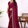 Disha Mg Star Georgette Embroidered Fancy Saree Collection
