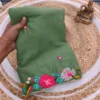 Floral Star Georgette Ah Embroidery Worked Fancy Saree Collection