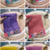 Floral Star Georgette Ah Embroidery Worked Fancy Saree Collection