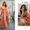 Gobuni Surbhi Cotton Jacquard Festival Wear Saree Collection