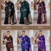 Kanthkala Pichwai 002 a to F Pure Satin Handloom Weaving Saree Collection
