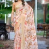 Kashvi Ruhani Vol 22 Dull Moss Satin Patta Saree Collection
