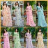 Kashvi Ruhani Vol 22 Dull Moss Satin Patta Saree Collection