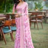 Kashvi Ruhani Vol 22 Dull Moss Satin Patta Saree Collection