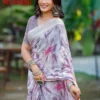 Kashvi Ruhani Vol 22 Dull Moss Satin Patta Saree Collection