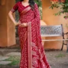 Kashvi Tanya Vol 1 Dull Moss Viscose Saree Collection
