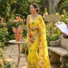 Kc 686 Soft Georgette Sequence Worked Designer Saree Collection