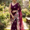Kc 686 Soft Georgette Sequence Worked Designer Saree Collection