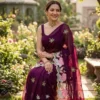 Kc 686 Soft Georgette Sequence Worked Designer Saree Collection