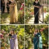 Kc 858 Soft Net Sequence Worked Fancy Saree Collection