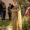 Kc 858 Soft Net Sequence Worked Fancy Saree Collection