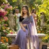 Kc 858 Soft Net Sequence Worked Fancy Saree Collection