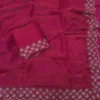 Khushi Saree Mg Chiffon Silk Jarkan Worked Saree Collection