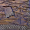 Khushi Saree Mg Chiffon Silk Jarkan Worked Saree Collection