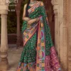 Kreshva Chakori P V Silk Printed Traditional Saree Collection