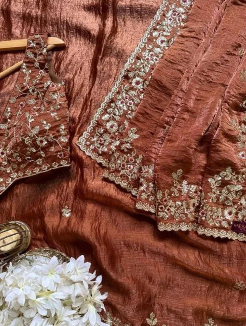 Liza Saree Mg Chiffon Embroidered Premium Saree Collection