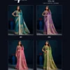 Lt Mango Vol 2 Top Dyed Weaving with Embroidered Saree Collection