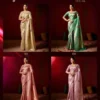 Lt Mango Vol 4 Top Dyed Weaving with Embroidered Saree Collection