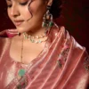 Lt Mango Vol 4 Top Dyed Weaving with Embroidered Saree Collection