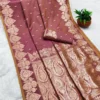 Mb 142 Soft Banarasi Silk Zari Weaving Traditional Wear Sarees