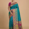 Mb 44 Pashmina Paithani Silk Woven Motifs Saree Collection