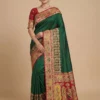Mb 44 Pashmina Paithani Silk Woven Motifs Saree Collection