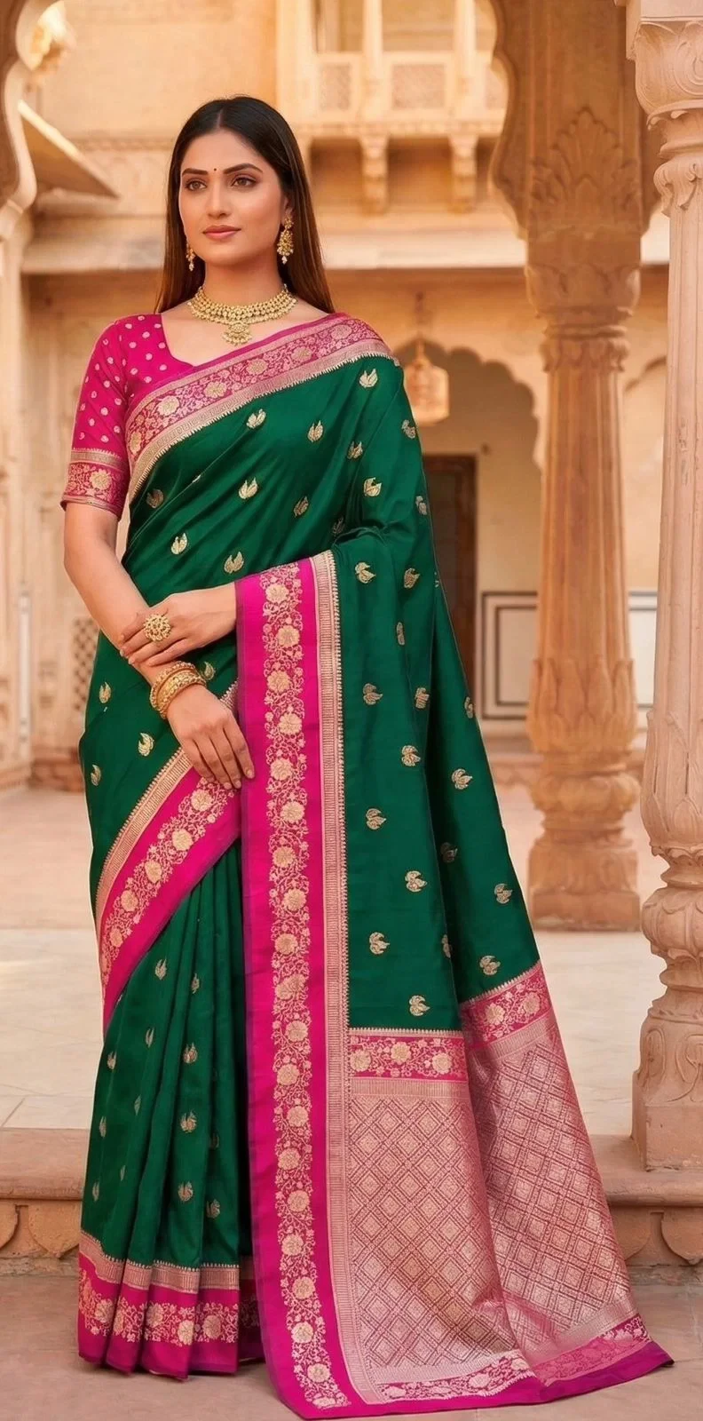 Mb 6080 Soft Banarasi Silk Zari Weaving Saree Collection