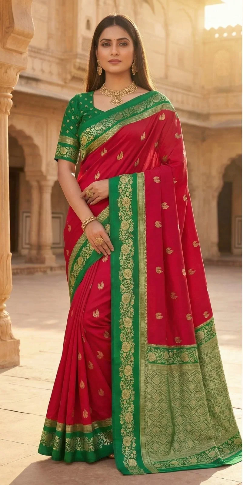 Mb 6080 Soft Banarasi Silk Zari Weaving Saree Collection