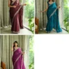 Mirror Saree Mg Star Georgette Embroidered Saree Collection