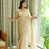 Mirror Saree Mg Star Georgette Embroidered Saree Collection