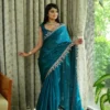 Mirror Saree Mg Star Georgette Embroidered Saree Collection