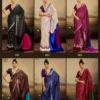 Rajtex Pure Ajrakh 026 Modal Satin Ajrakh Printed Saree Collection