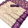 Rajyog Charvi Soft Tussar Silk Zari Chex Fancy Saree Collection