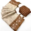 Rajyog Charvi Soft Tussar Silk Zari Chex Fancy Saree Collection