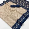 Rajyog Charvi Soft Tussar Silk Zari Chex Fancy Saree Collection