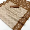 Rajyog Charvi Soft Tussar Silk Zari Chex Fancy Saree Collection