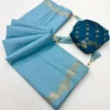 Rajyog Indu D No 01 to 08 Cotton Viscose Fancy Saree Collection