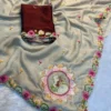 Rangoli Crushed Ah Embroidered Saree Collection